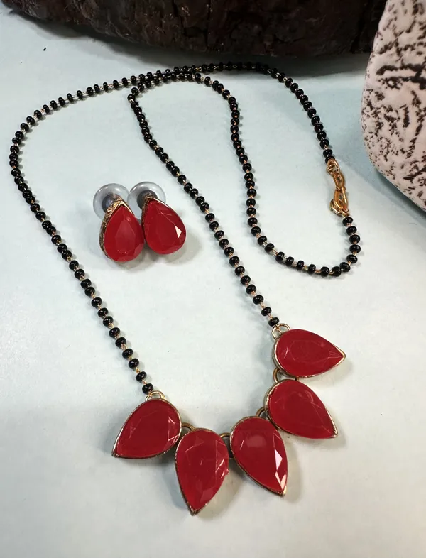 Stylish_Copper_Plated_Twinkling_Leaves_Mangalsutra