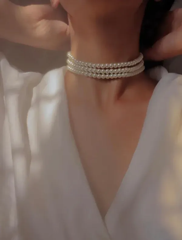 Dhivara_Three_Layer_Pearl_Chokar_Necklace_Set