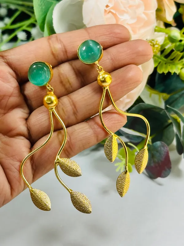 Dhivara_Turquoise_Manavi_Anti_Tarnish_Earring