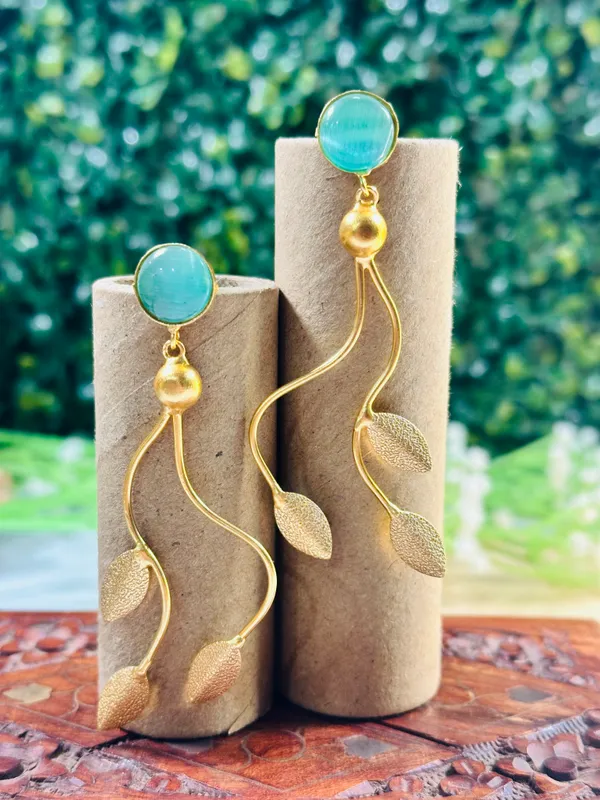 Dhivara_Turquoise_Manavi_Anti_Tarnish_Earring