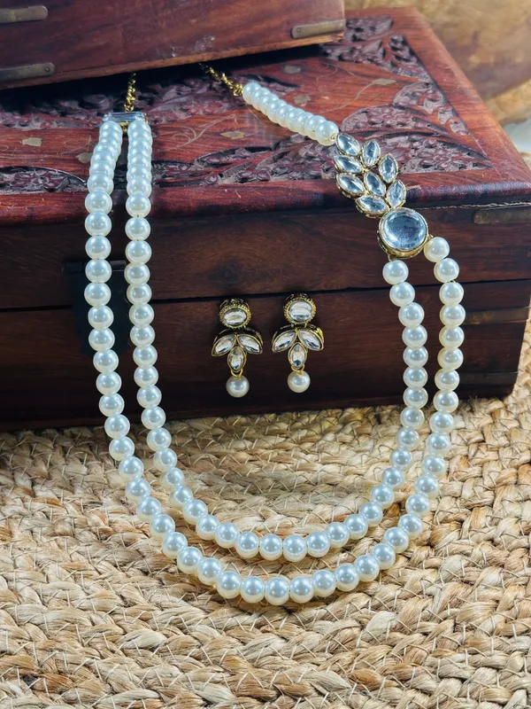 Beautiful_Double_Line_Pearl_Necklace_Set_For_Women