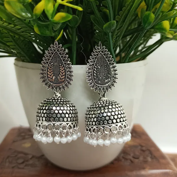 Silver_Jhumka_Brass_Jhumki_Earring