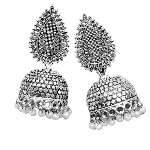 Silver_Jhumka_Brass_Jhumki_Earring