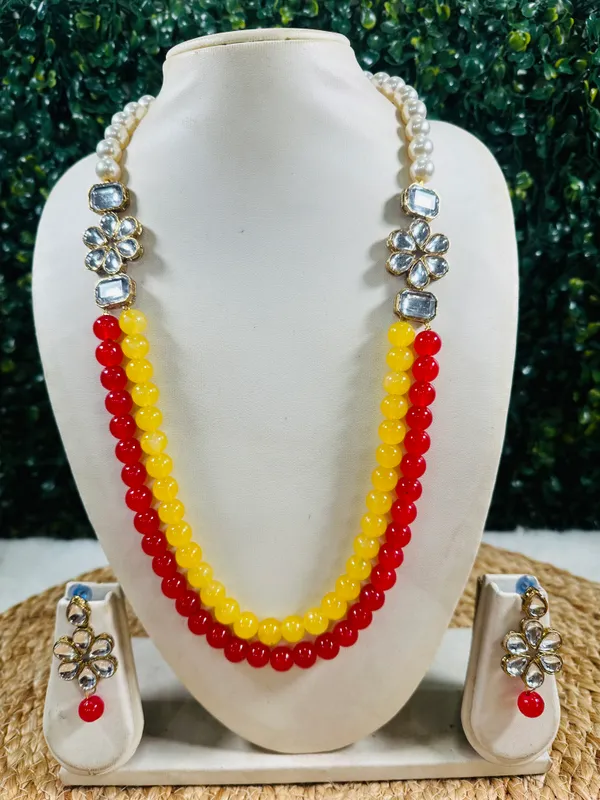 Yellow_Red_Alloy_Copper_Jewellery_Set_For_Women_|