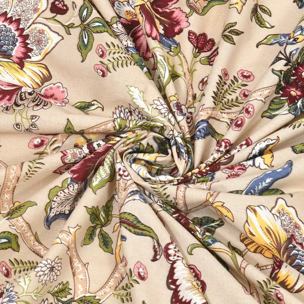 Branded_Centurey_Anokhi_280_TC_100%_Cotton_King_Jaipuri_Printed_Bedsheet_(Big_Yellow_Flower)