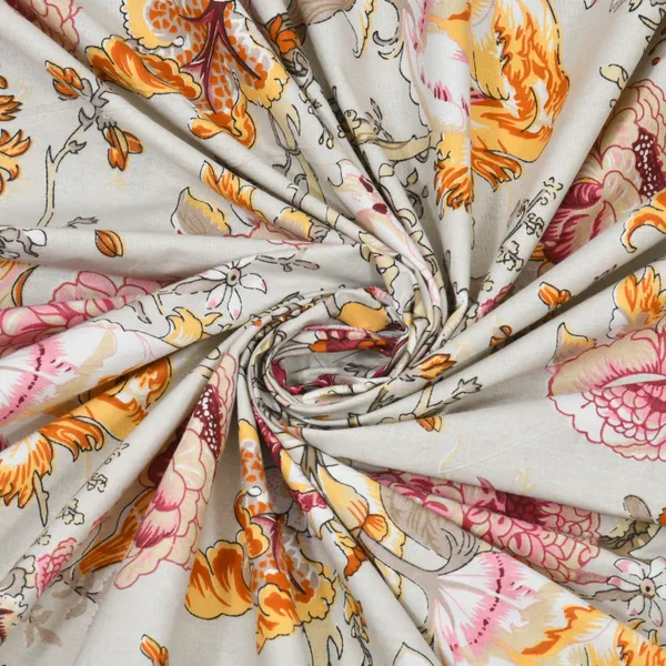 Anokhi_280_TC_100%_Cotton_Single_Jaipuri_Printed_Bedsheet_(Chili_Red_Flower)
