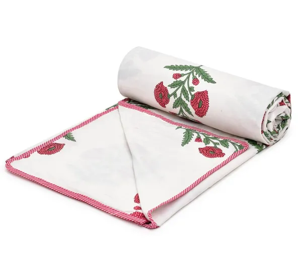 Double_Jaipuri_Hand_Block_Printed_Dohar_/AC_Blanket_|_All_Weather_Light_Weight|180_GSM