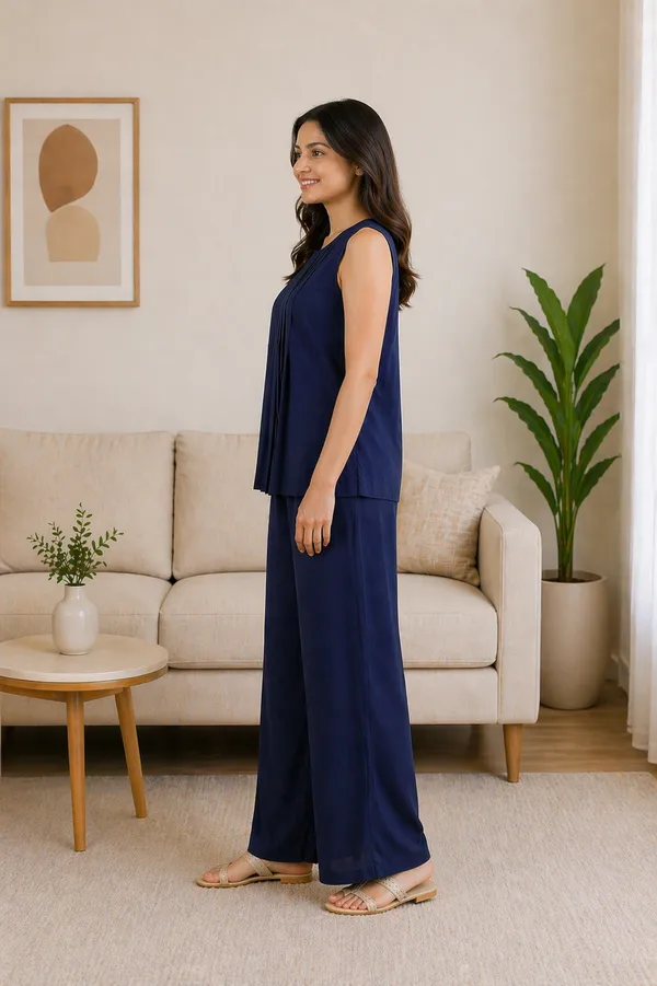 Navy_Blue_Viscose_Flow_Co-ord_Set