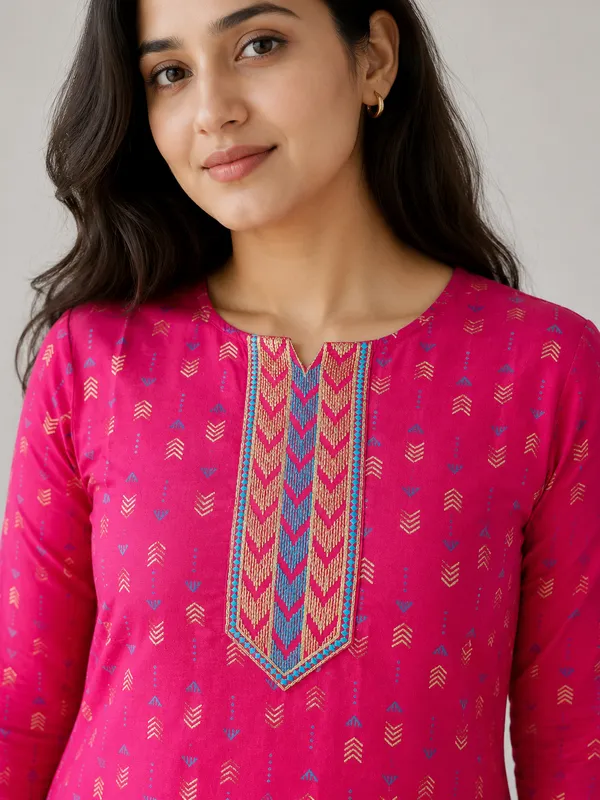 Rose_Pink_Kurta_in_Cotton-Silk_Blend