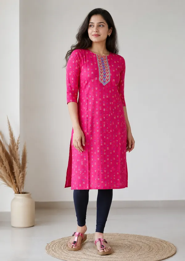 Rose_Pink_Kurta_in_Cotton-Silk_Blend