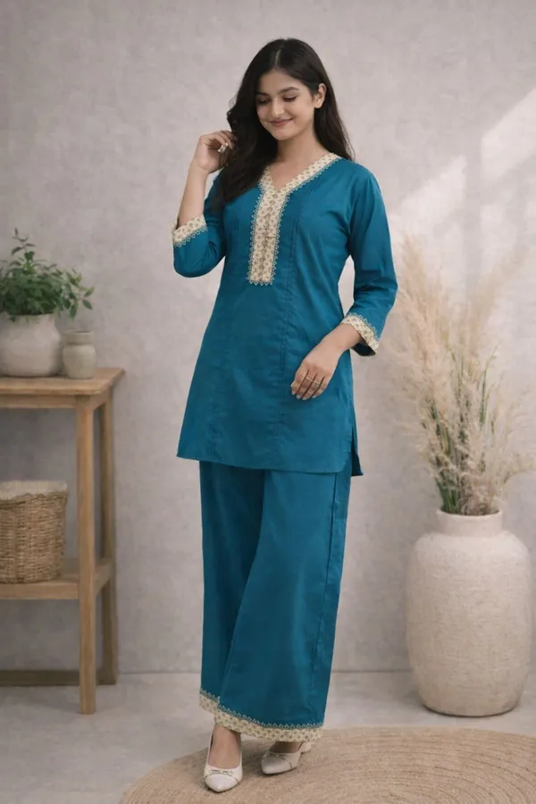 Pure_Cotton_Coord_Set_with_Jute_lace_work