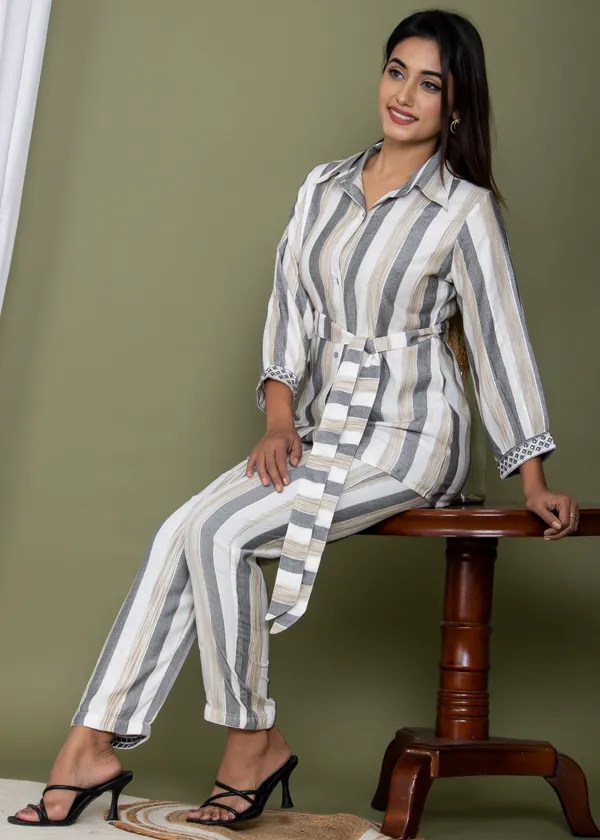 White_&_Grey_Rayon_Striped_Print_Full_Sleeves_Loungewear_for_Women