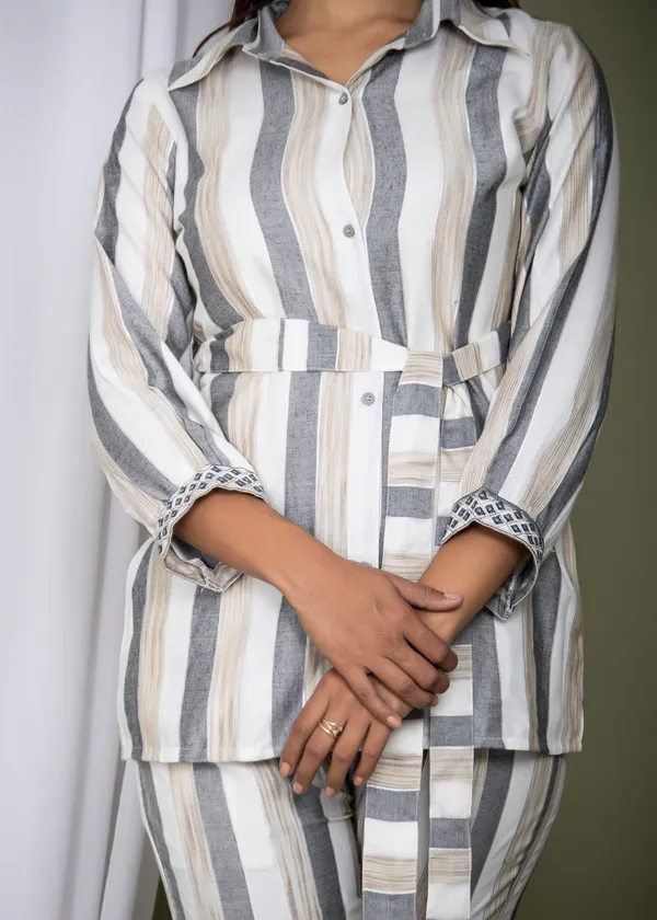 White_&_Grey_Rayon_Striped_Print_Full_Sleeves_Loungewear_for_Women