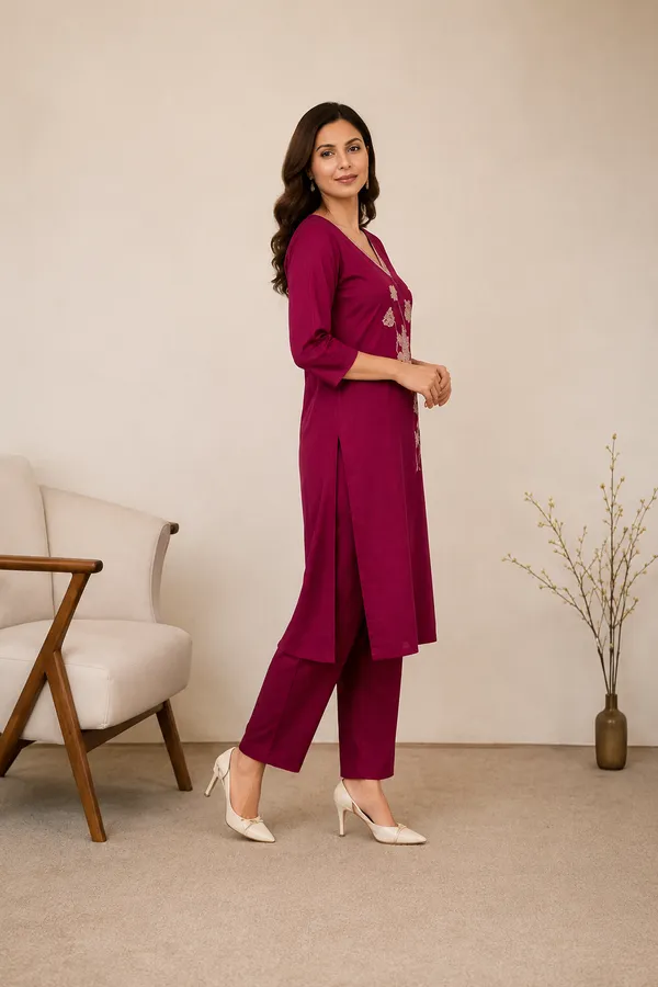 Pink_Cotton_Silk_Floral_Embroidered_Kurta_for_Women