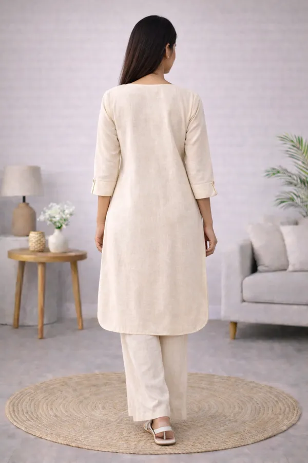 Linen_Embroidered_Cotton_Art_Kurta_Set