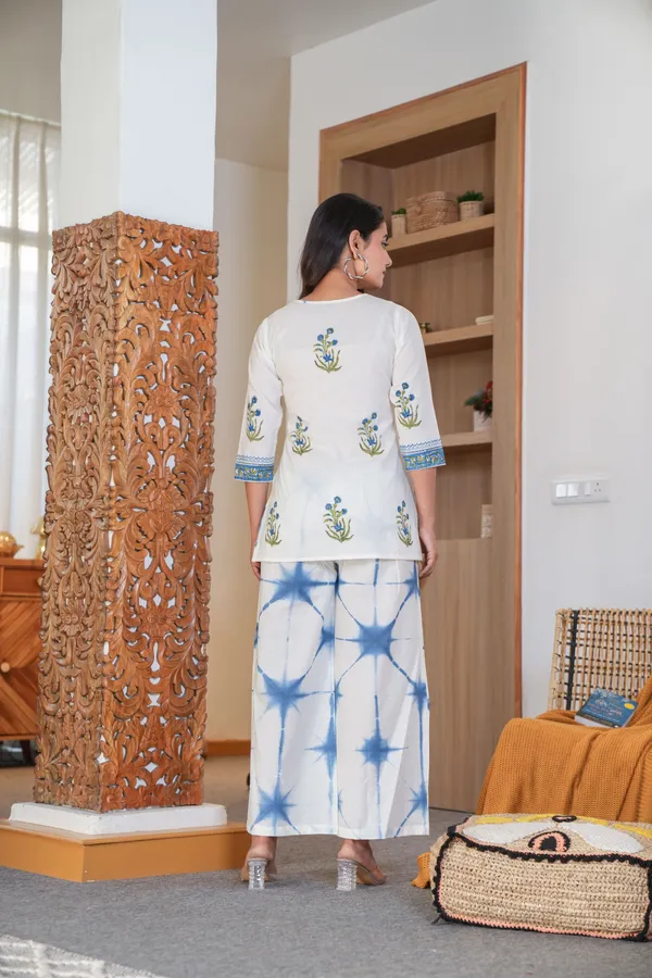 Blue_Printed_Kurta_&_Palazzo_Co-Ord_Set
