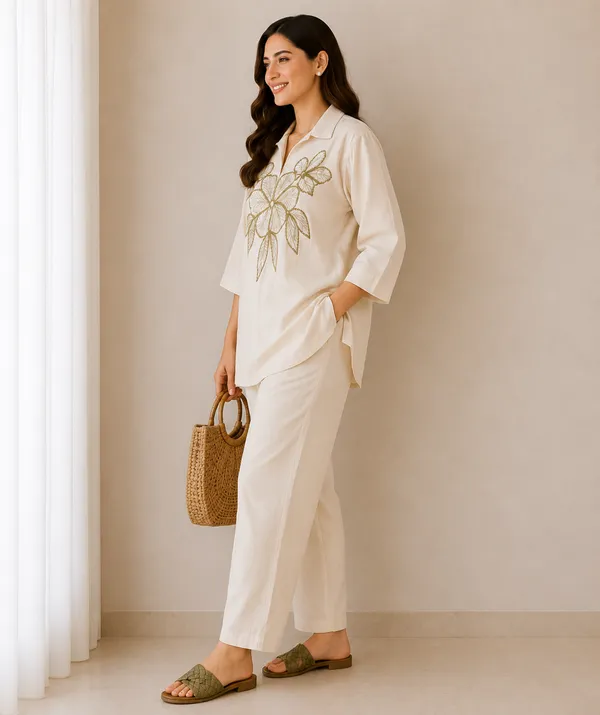 Olive_Bloom_Co-ord_Set_in_Linen_Cotton