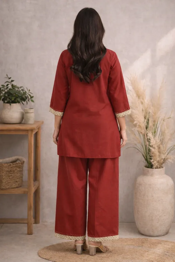 Pure_Cotton_Coord_Set_with_Jute_lace_work