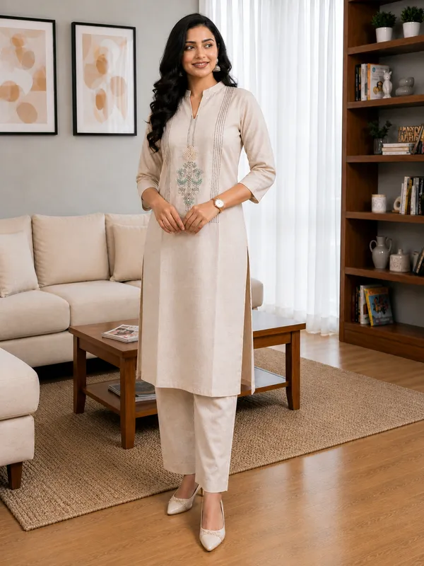 Khadi_Artisan_Embroidered_Kurta_Set
