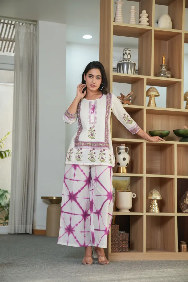 Pink_Printed_Kurta_&_Palazzo_Co-Ord_Set