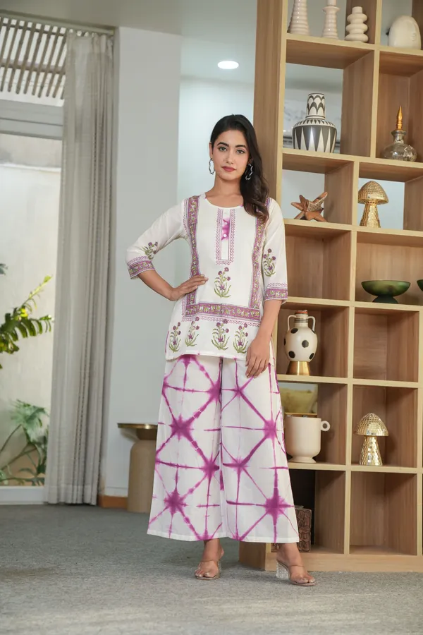 Pink_Printed_Kurta_&_Palazzo_Co-Ord_Set