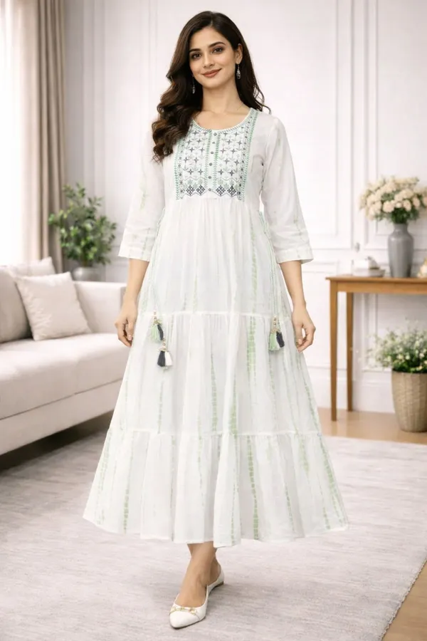 White_Pure_Cotton_Neck_Embroided_Maxi_Fit_and_Flare_Dress_For_Women