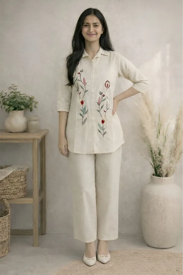 Women_Co-ord_set_in_Linen_Cotton