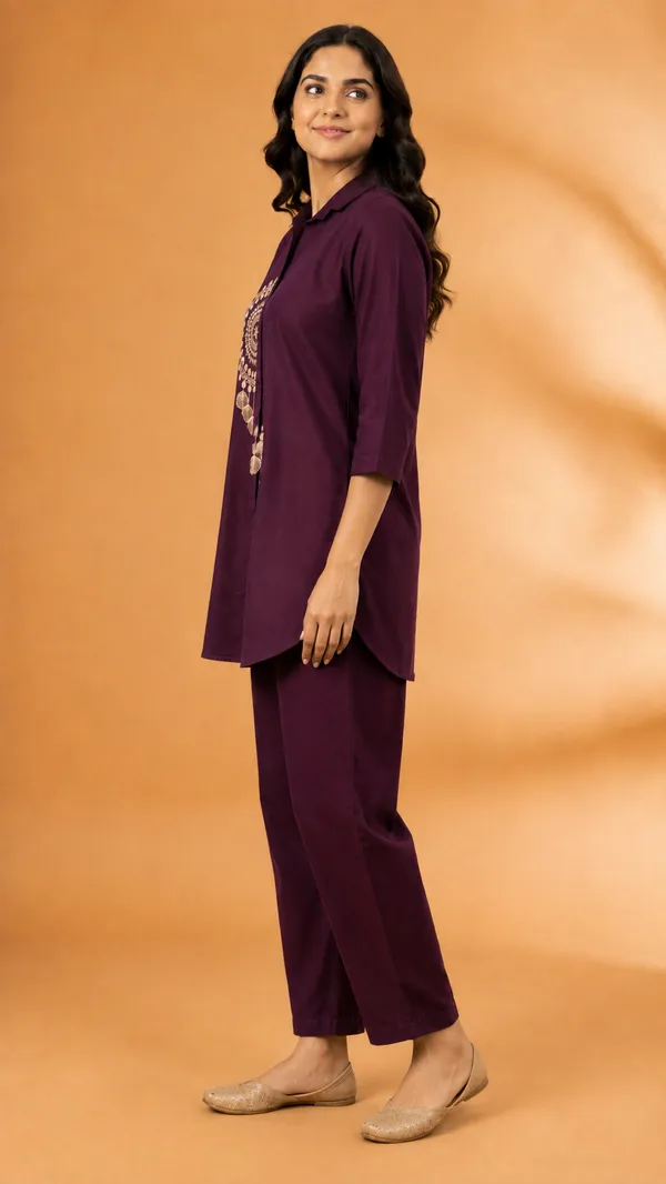 Women’s_Elegant_Embroidered_Linen_Cotton_Collar_Neck_Co-ord_Set