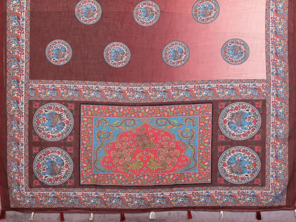 Women's_Printed_Cotton_Linen_Saree_With_Unstitched_Blouse_Piece