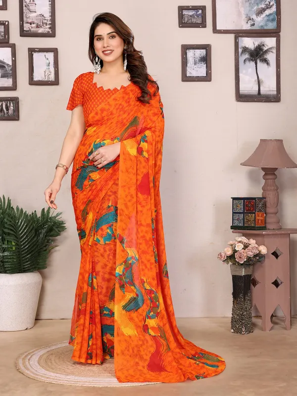 Bollywood_Style_Daily_Wear_Georgette_light_weight_saree
