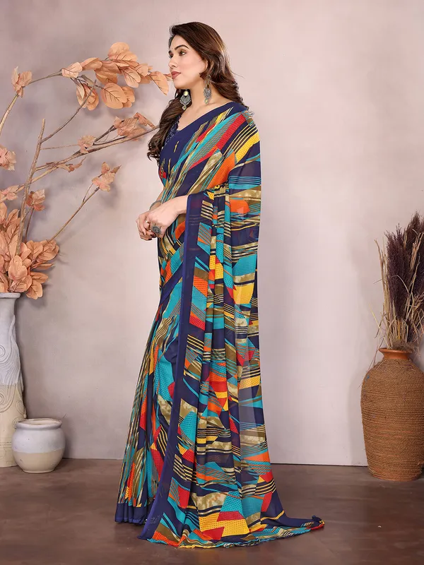 Bollywood_Style_Daily_Wear_Georgette_light_weight_saree