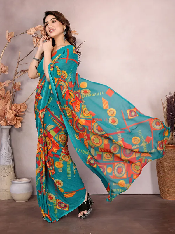 Bollywood_Style_Daily_Wear_Georgette_light_weight_saree