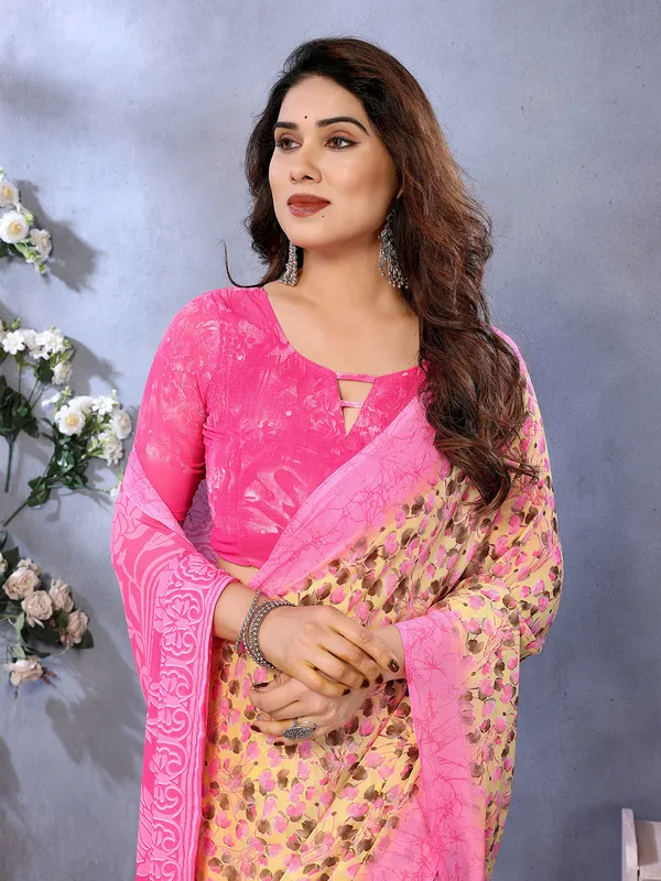 Bollywood_Style_Daily_Wear_Georgette_light_weight_saree