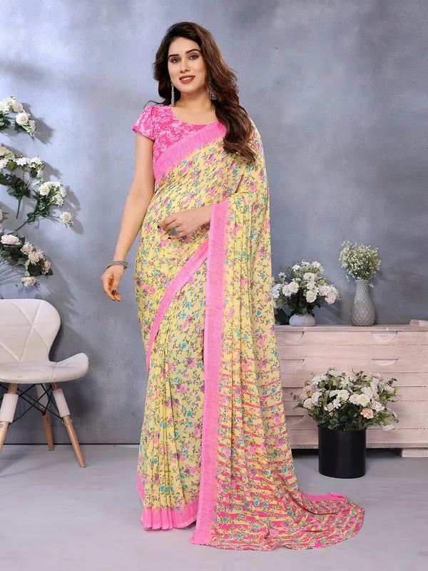 Bollywood_Style_Daily_Wear_Georgette_light_weight_saree