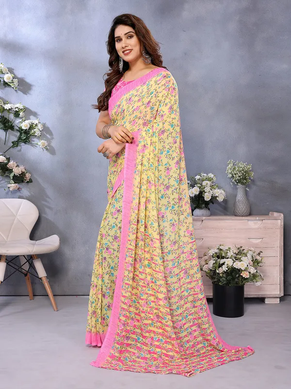 Bollywood_Style_Daily_Wear_Georgette_light_weight_saree