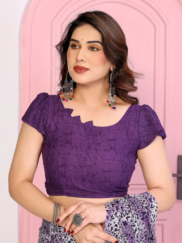 Anand_Sarees_Printed,_Animal_Print_Daily_Wear_Georgette_Saree_(Purple,_Grey)