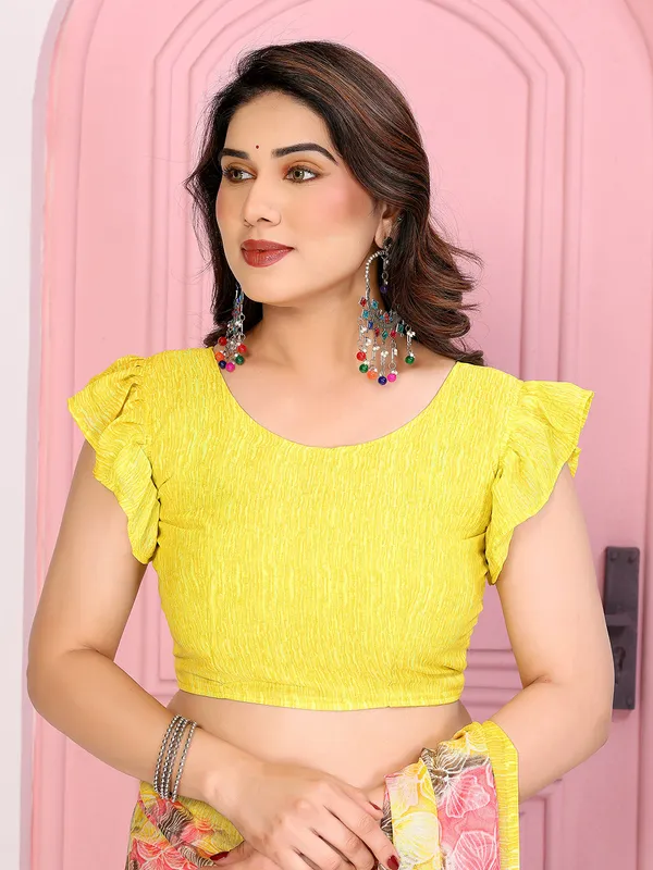 Anand_Sarees_Printed,_Paisley,_Floral_Print_Daily_Wear_Georgette_Saree_(Yellow,_Pink)