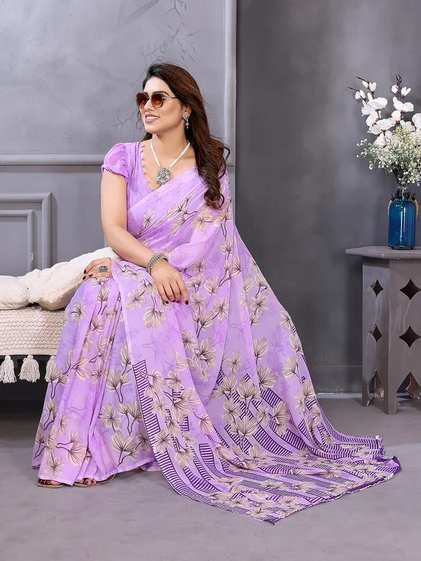 Anand_Sarees_Floral_Print_Daily_Wear_Georgette_Saree_(Purple,_Blue)