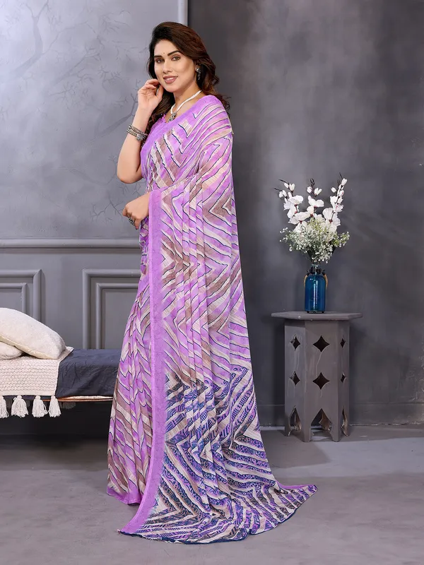 Anand_Sarees_Ombre,_Striped,_Printed_Daily_Wear_Georgette_Saree_(Purple,_Blue)