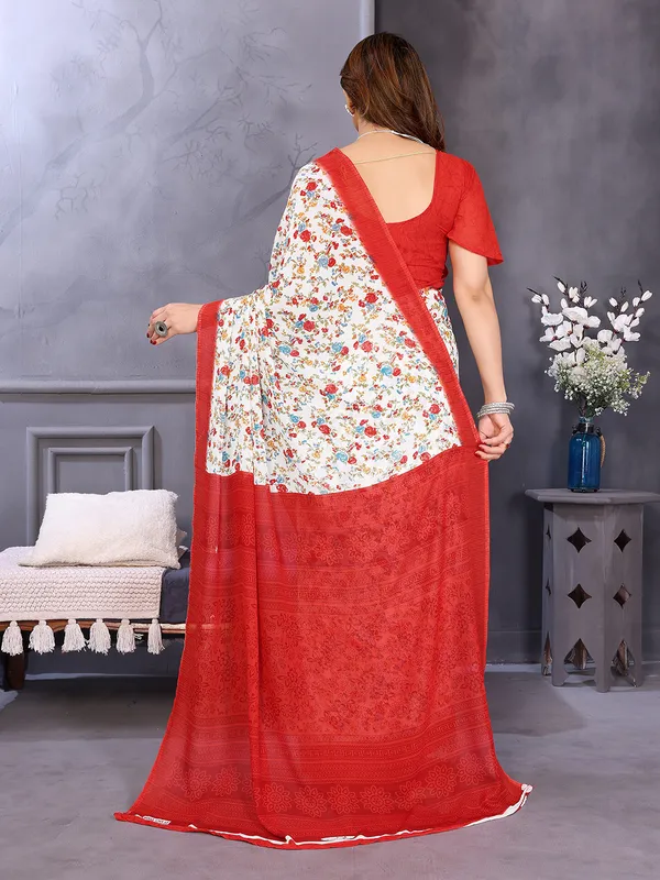 Anand_Sarees_Ombre,_Paisley,_Floral_Print_Daily_Wear_Georgette_Saree_(Red,_White)