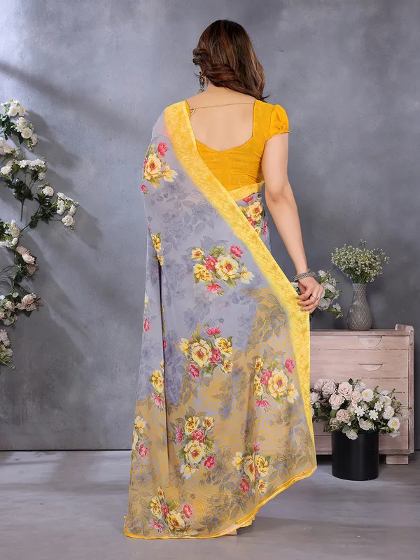 Anand_Sarees_Paisley,_Floral_Print_Daily_Wear_Georgette_Saree_(Grey,_Yellow)