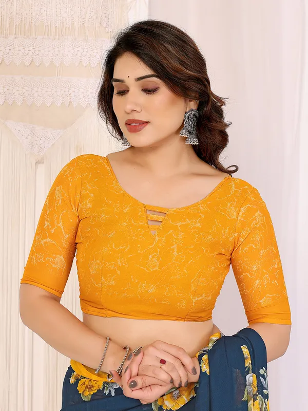 Anand_Sarees_Paisley,_Floral_Print_Daily_Wear_Georgette_Saree_(Dark_Blue,_Yellow)