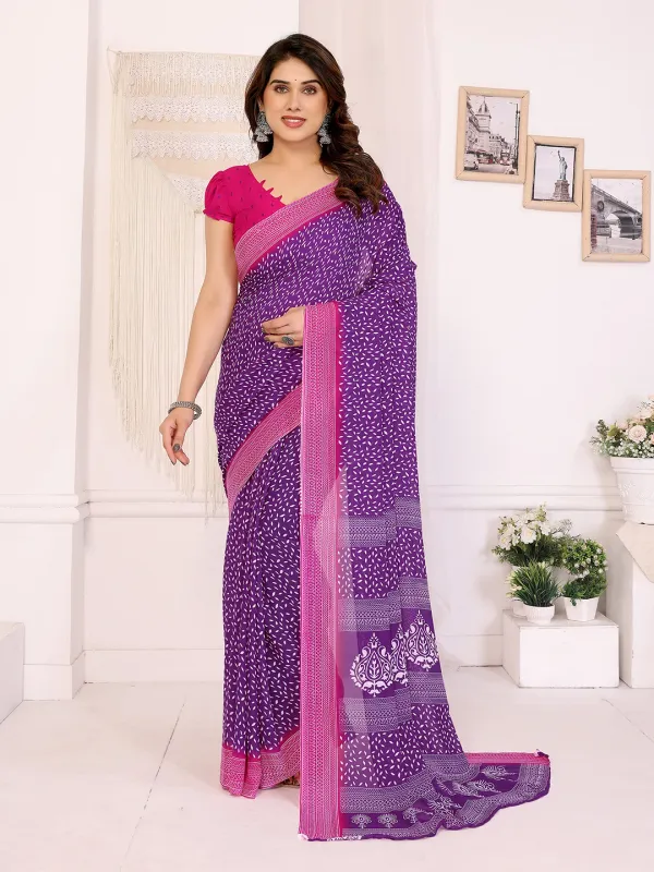 Anand_Sarees_Paisley,_Floral_Print_Daily_Wear_Georgette_Saree_(Purple,_Pink)