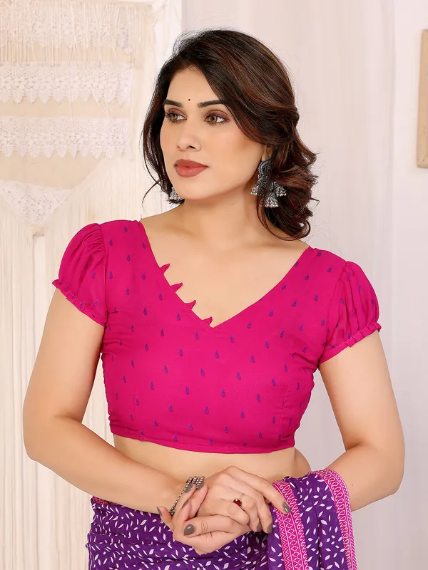 Anand_Sarees_Paisley,_Floral_Print_Daily_Wear_Georgette_Saree_(Purple,_Pink)