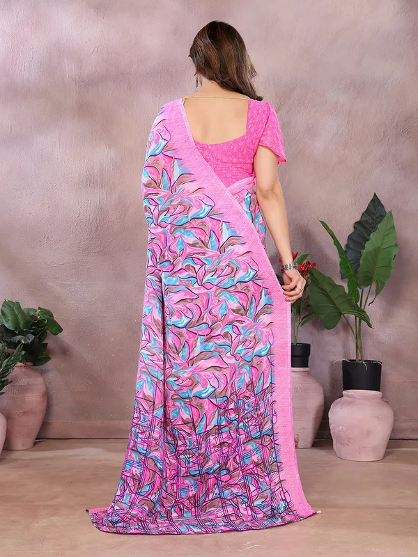 Anand_Sarees_Ombre,_Floral_Print,_Geometric_Print_Daily_Wear_Georgette_Saree_(Pink,_Light_Blue)