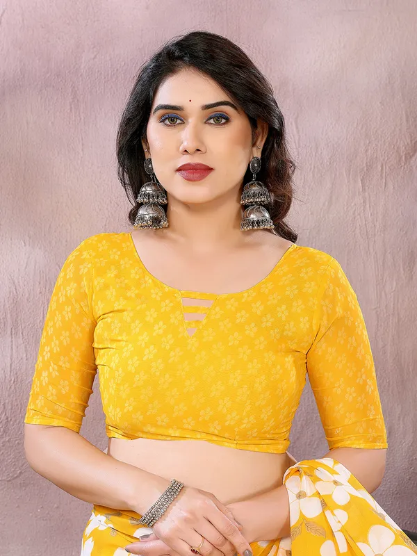 Anand_Sarees_Paisley,_Floral_Print_Daily_Wear_Georgette_Saree_(Yellow)