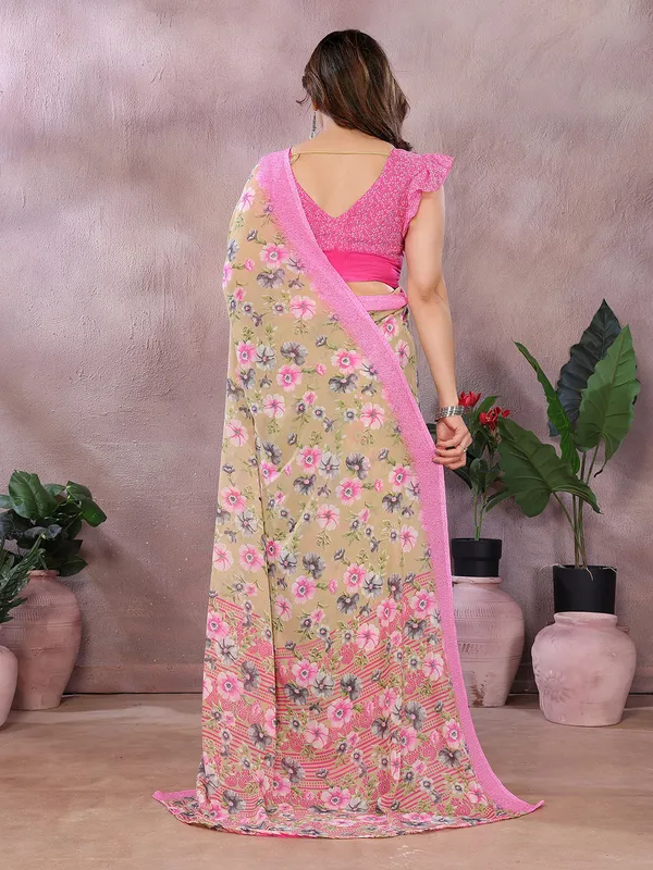 Anand_Sarees_Paisley,_Floral_Print_Daily_Wear_Georgette_Saree_(Pink,_Beige)