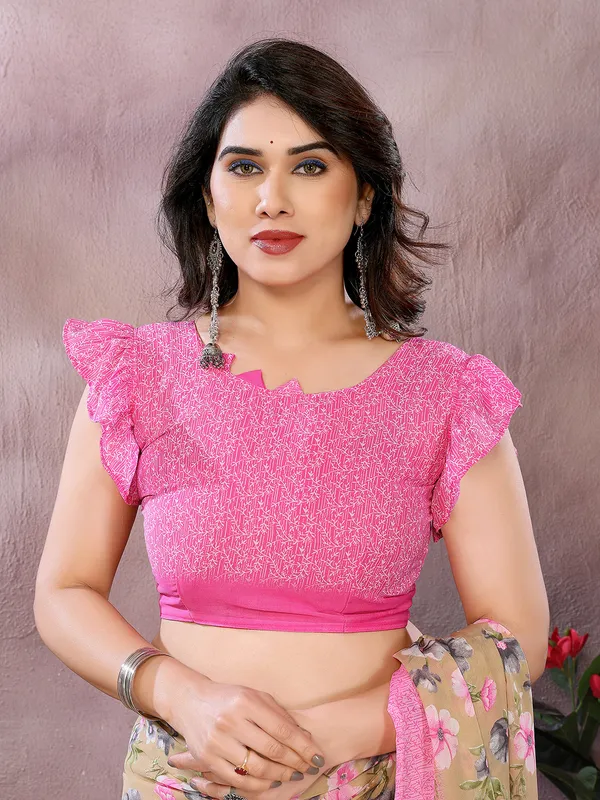 Anand_Sarees_Paisley,_Floral_Print_Daily_Wear_Georgette_Saree_(Pink,_Beige)