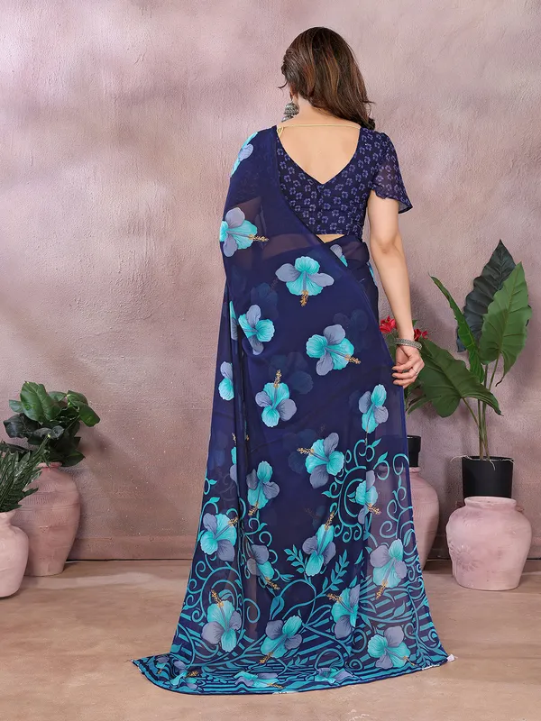 Anand_Sarees_Floral_Print_Daily_Wear_Georgette_Saree_(Dark_Blue,_Light_Blue)