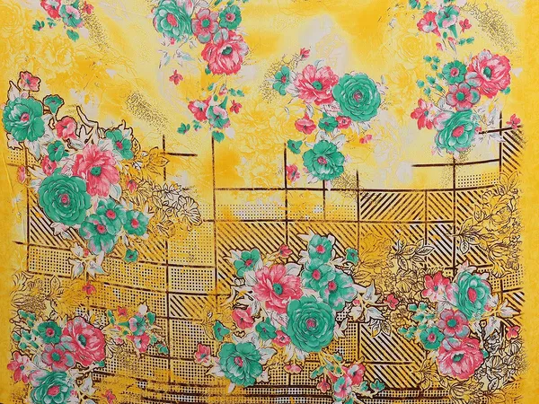 Floral_Print_Georgette_saree_with_Unstitched_Blouse_Piece